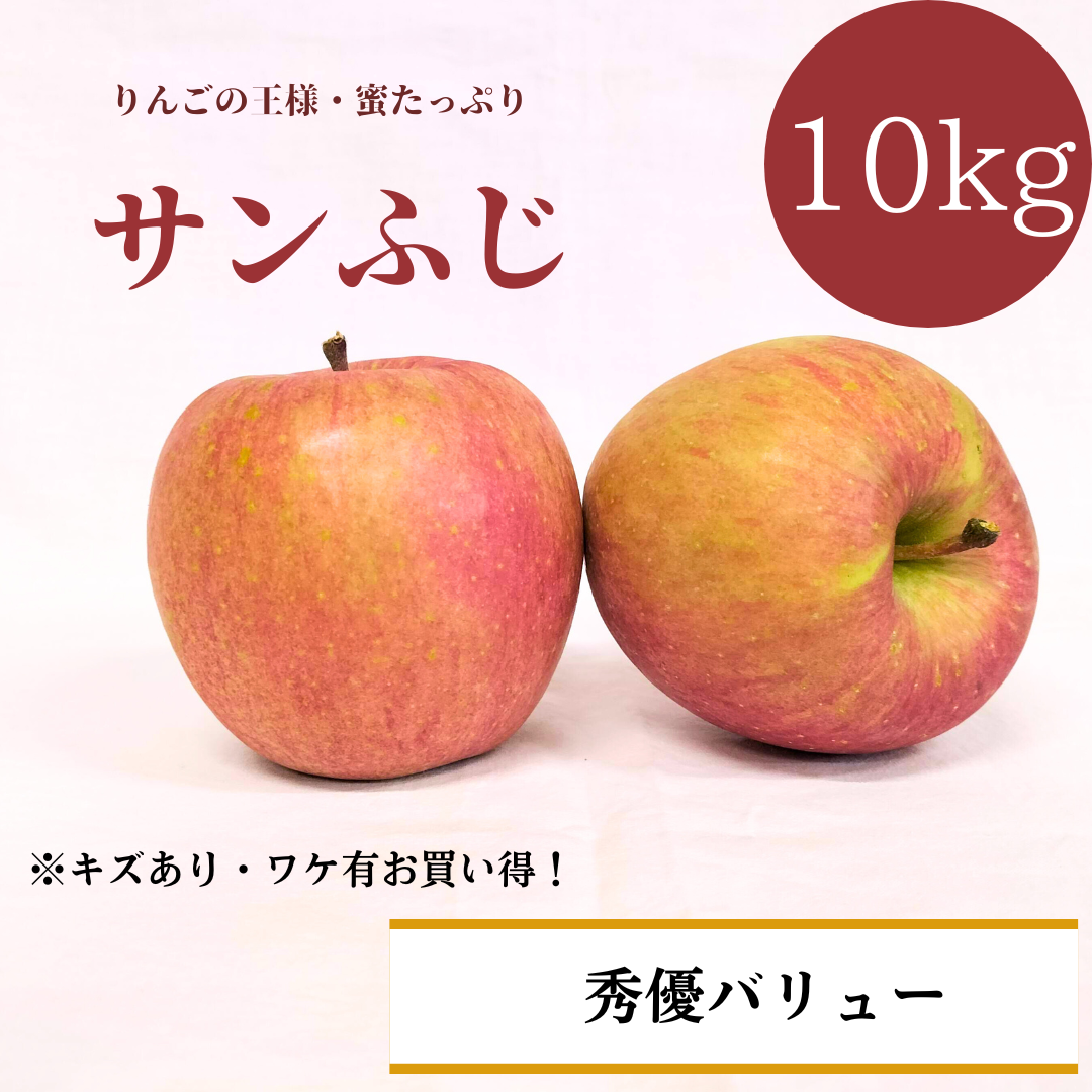 通信販売 ☆期間限定☆青森県産 ふじ りんご 特大玉 贈答相当品 10kg